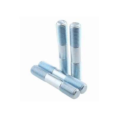 Double End Stud Blue Chromate Plated